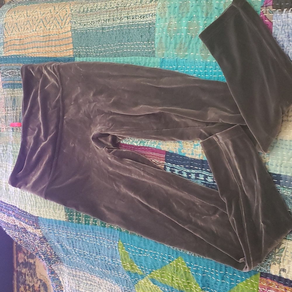 Spanx velvet leggings L